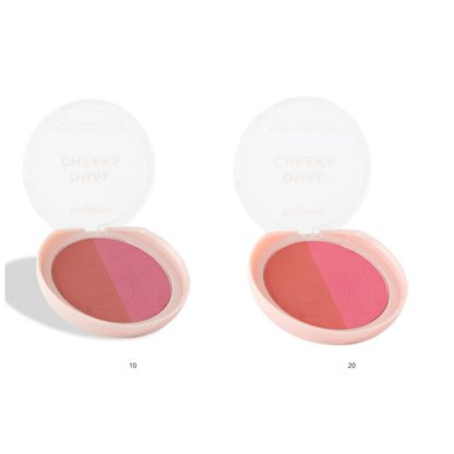 Rubor Compacto Ruby Rose Dual Cheeks Hb-M003 - Imagen 2