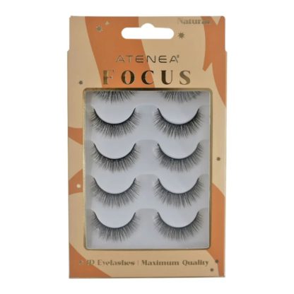 Pestañas Natural X5 Pares Focus Atenea