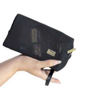 Cosmetiquera Montoc Nylon Negra Mn0158