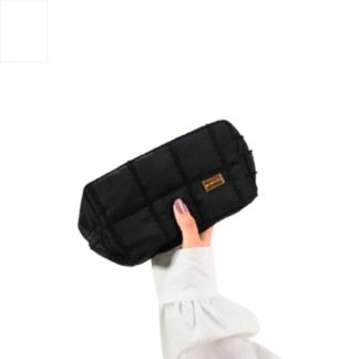 Cosmetiquera Montoc Nylon Negra Mn0160