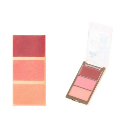Paleta De Rubor 3 Tonos Minnie Mouse Miis Cosmetics
