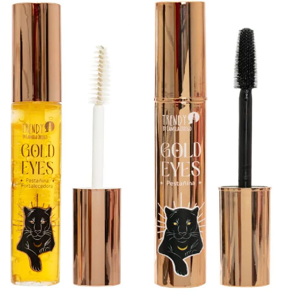 Kit Duo Pestañina + Fortelecedora Gold Eyes Ge18 Trendy - Imagen 2