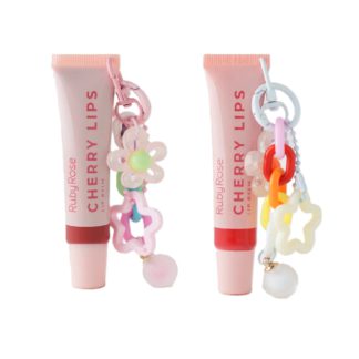Balsamo Labial Lip Balm Cherry Lips + Charm Ruby Rose