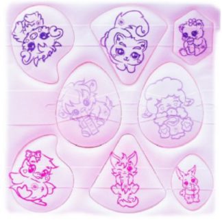 Bloom Borlas Bloomshell Set X- 8 Animalitos  L-Pb65321 Bloomshell