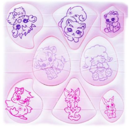 Bloom Borlas Bloomshell Set X- 8 Animalitos  L-Pb65321 Bloomshell