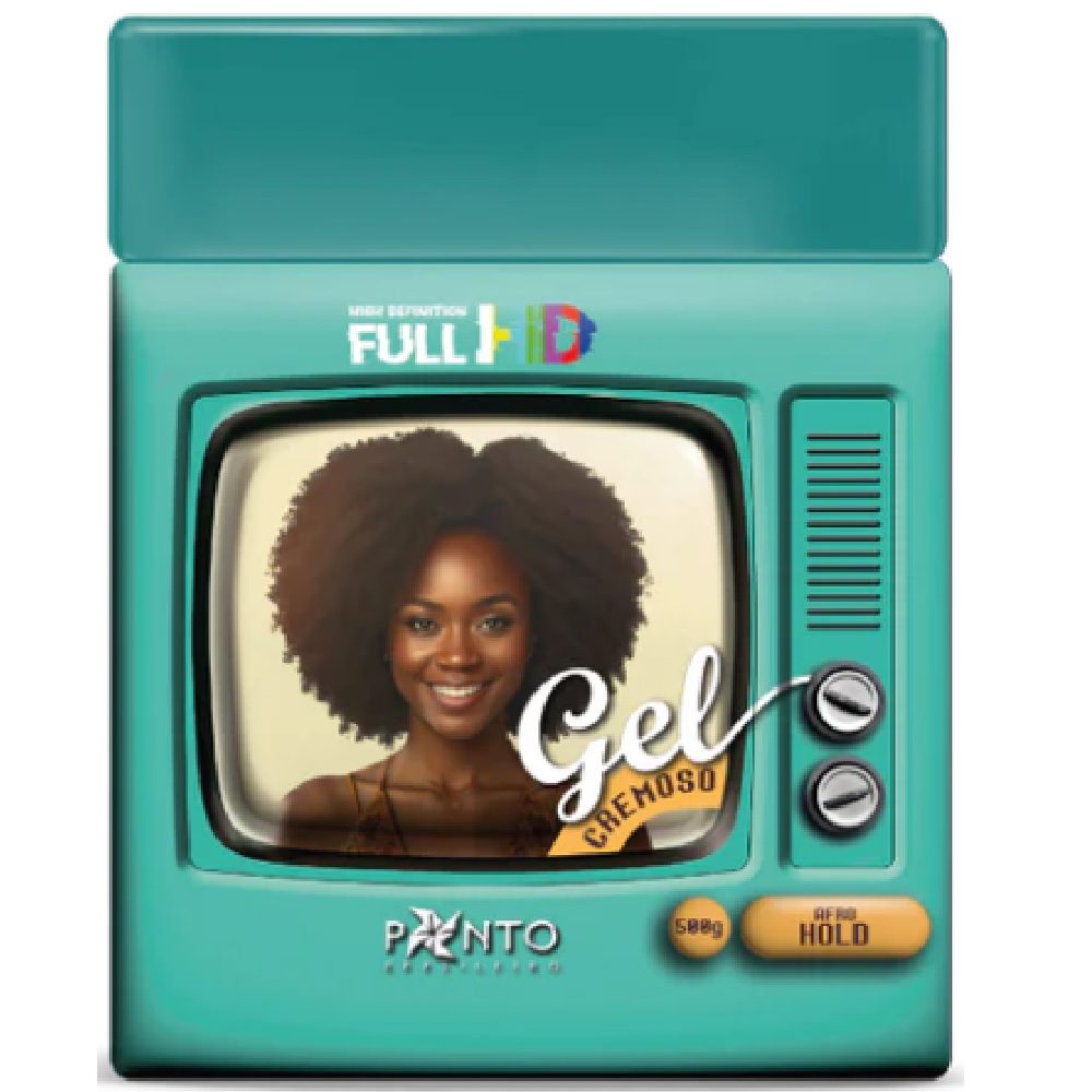 Crema Gel Ponto Hd Afro Hold Fijacion Fuerte 500G
