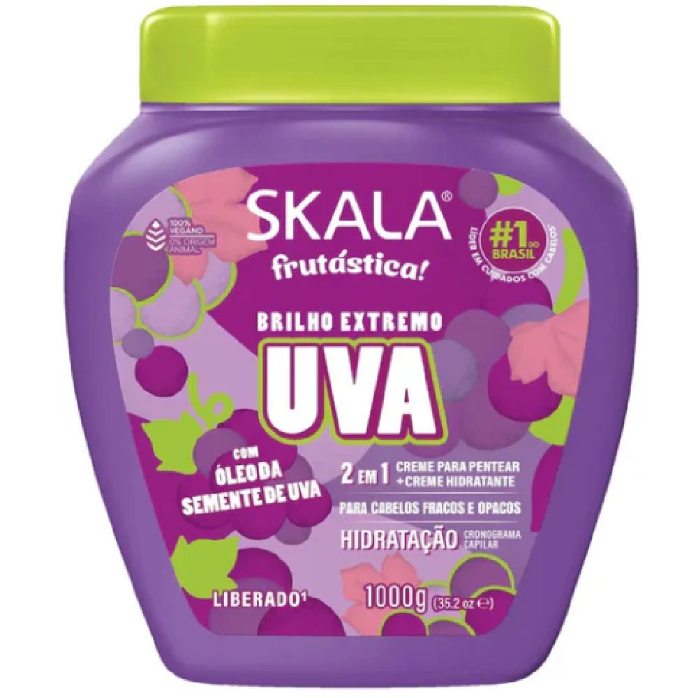 Mascarilla Capilar Skala Uva Frutastica 1000G