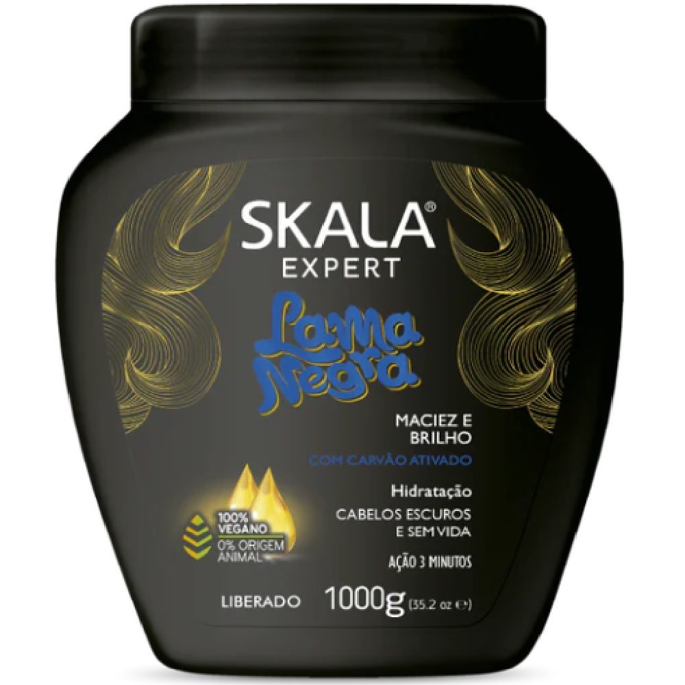 Mascarilla Capilar Skala Expert Lama Negra 1000G