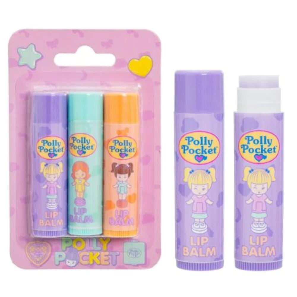 Kit Lip Balm X3 Polly Pocket Aromas Frutales 10.2 G Ref Mt2403 Trendy