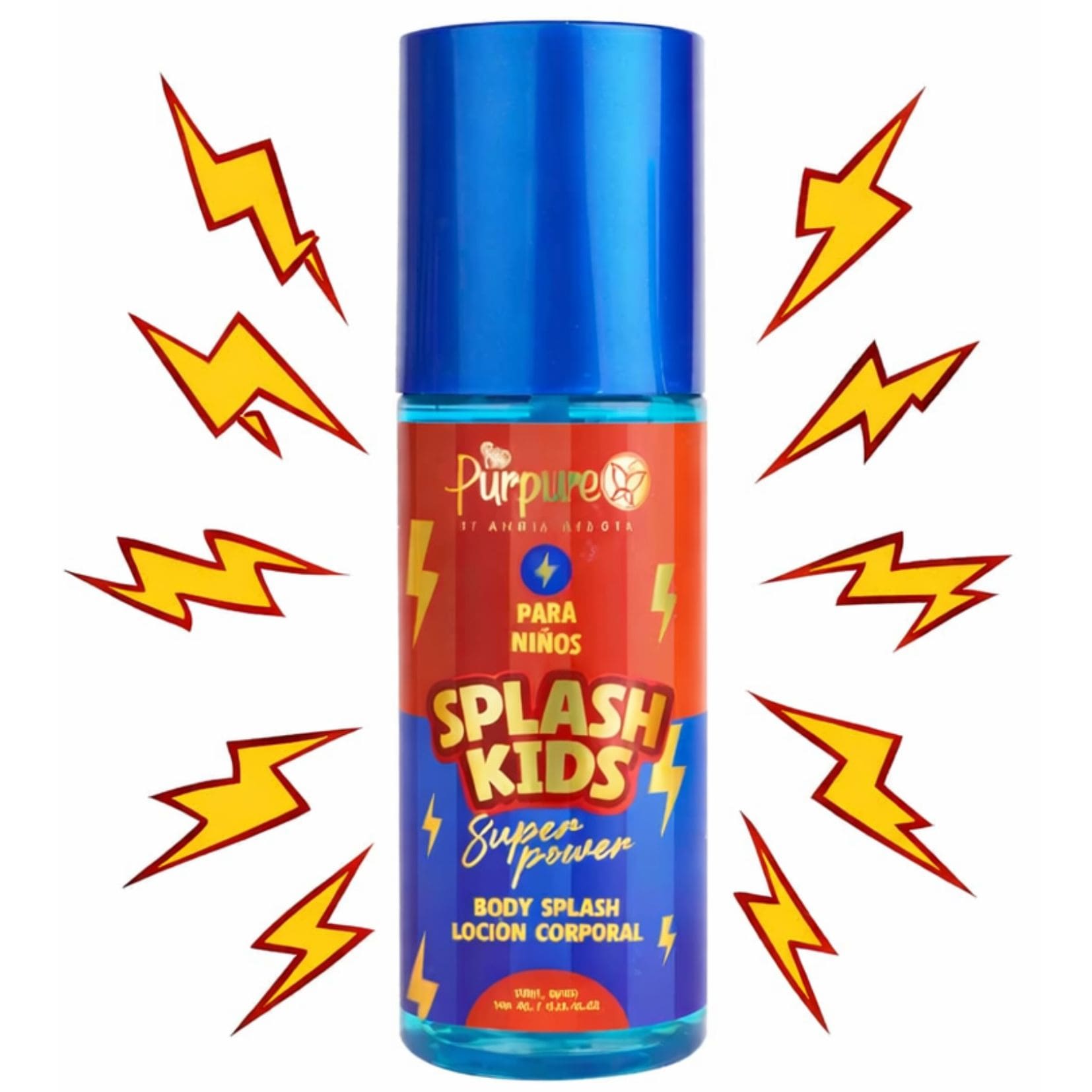 Splash Infantil Super Power Purpure 140Ml Niño