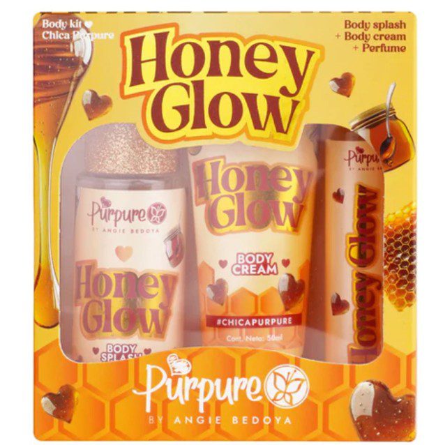 Kit  Corporal Viajero Honey Glow  Purpure 130Ml