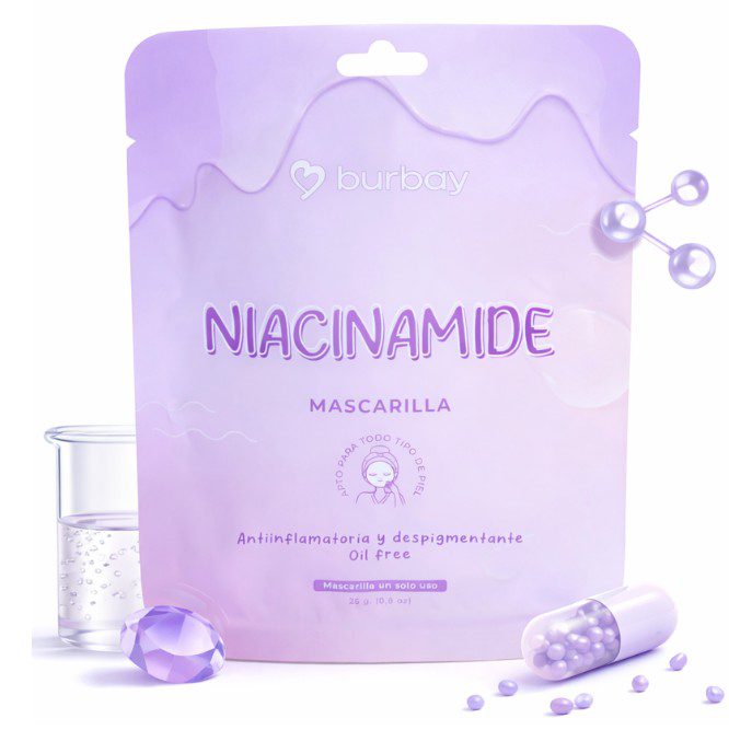 Mascarilla En Velo Niacinamida Burbay 25G